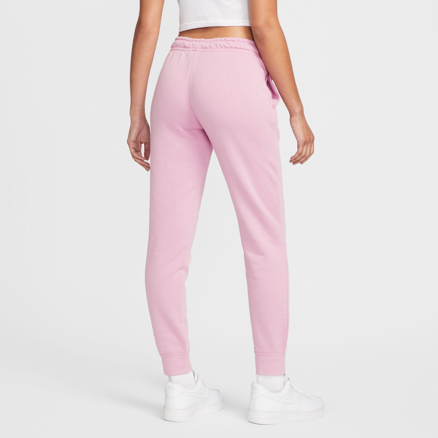 Nike W NSW ESSNTL PANT REG FLC MR enske hla e roza Intersport