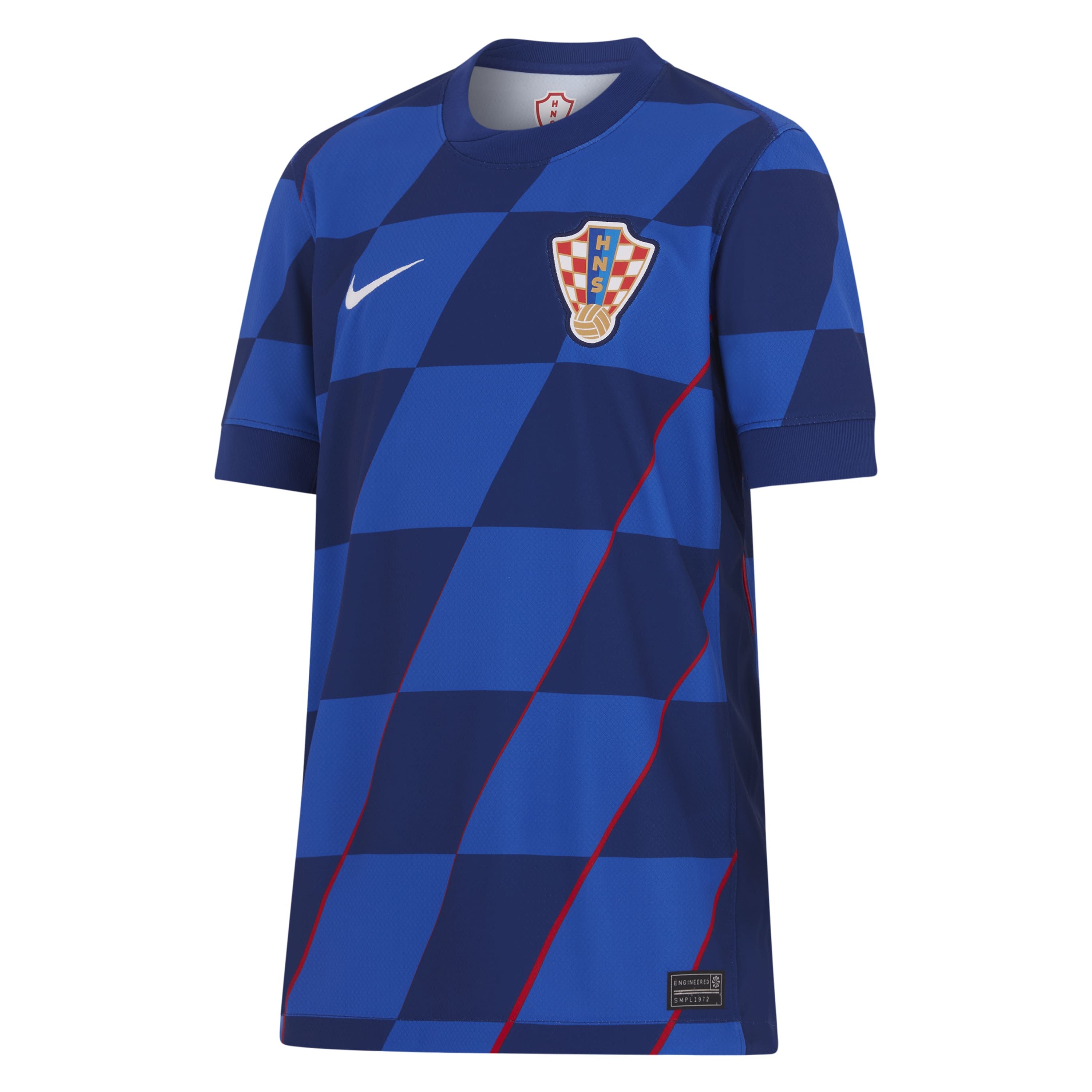 Nike Hns CRO Y NK DF JSY SS STAD AW, dječja majica za nogomet, plava