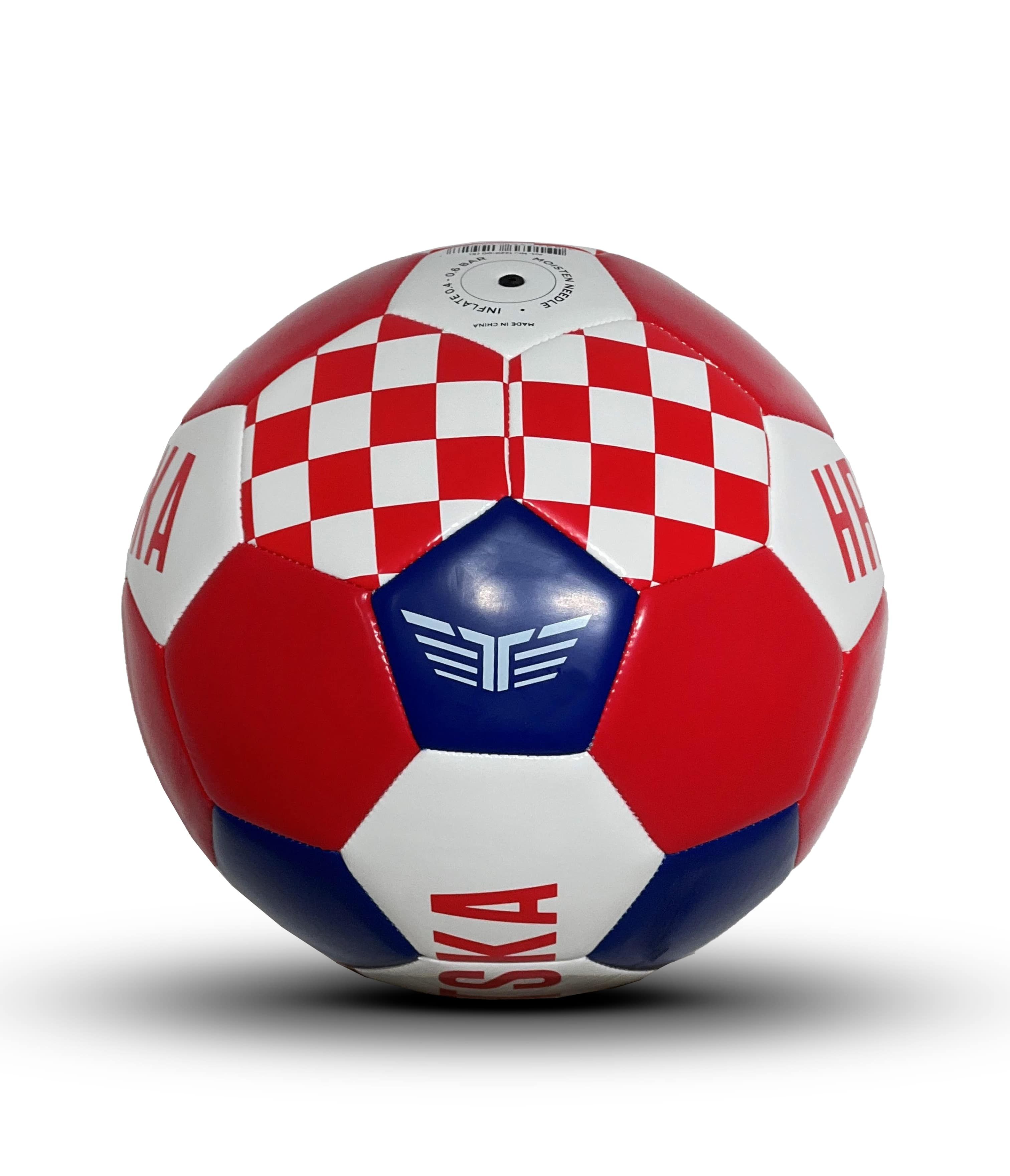 Terinda FOOTBALL HRVATSKA BALL, nogometna lopta, crvena