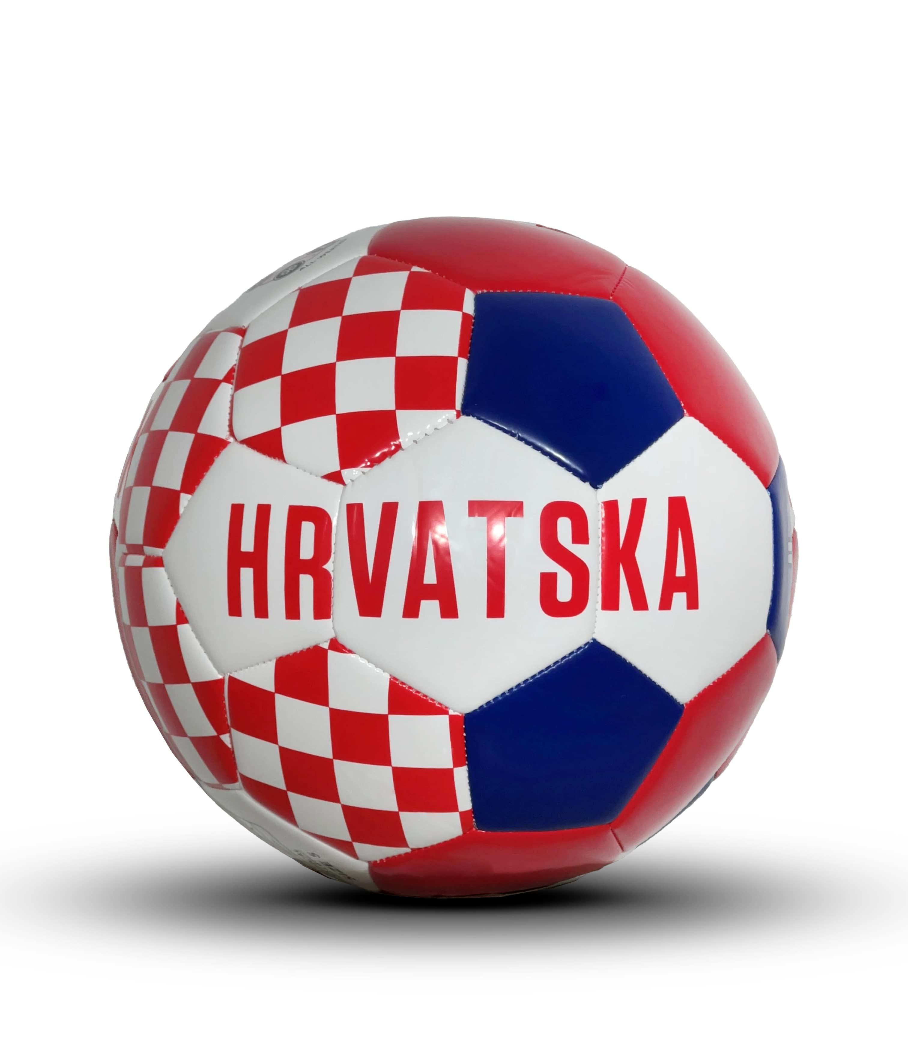 Terinda FOOTBALL HRVATSKA BALL, nogometna lopta, crvena
