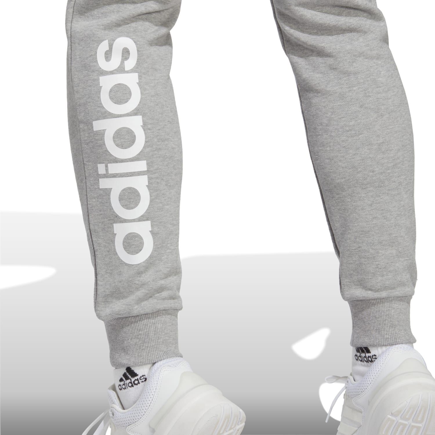 Adidas W LIN FT CF PT, ženske hlače, siva