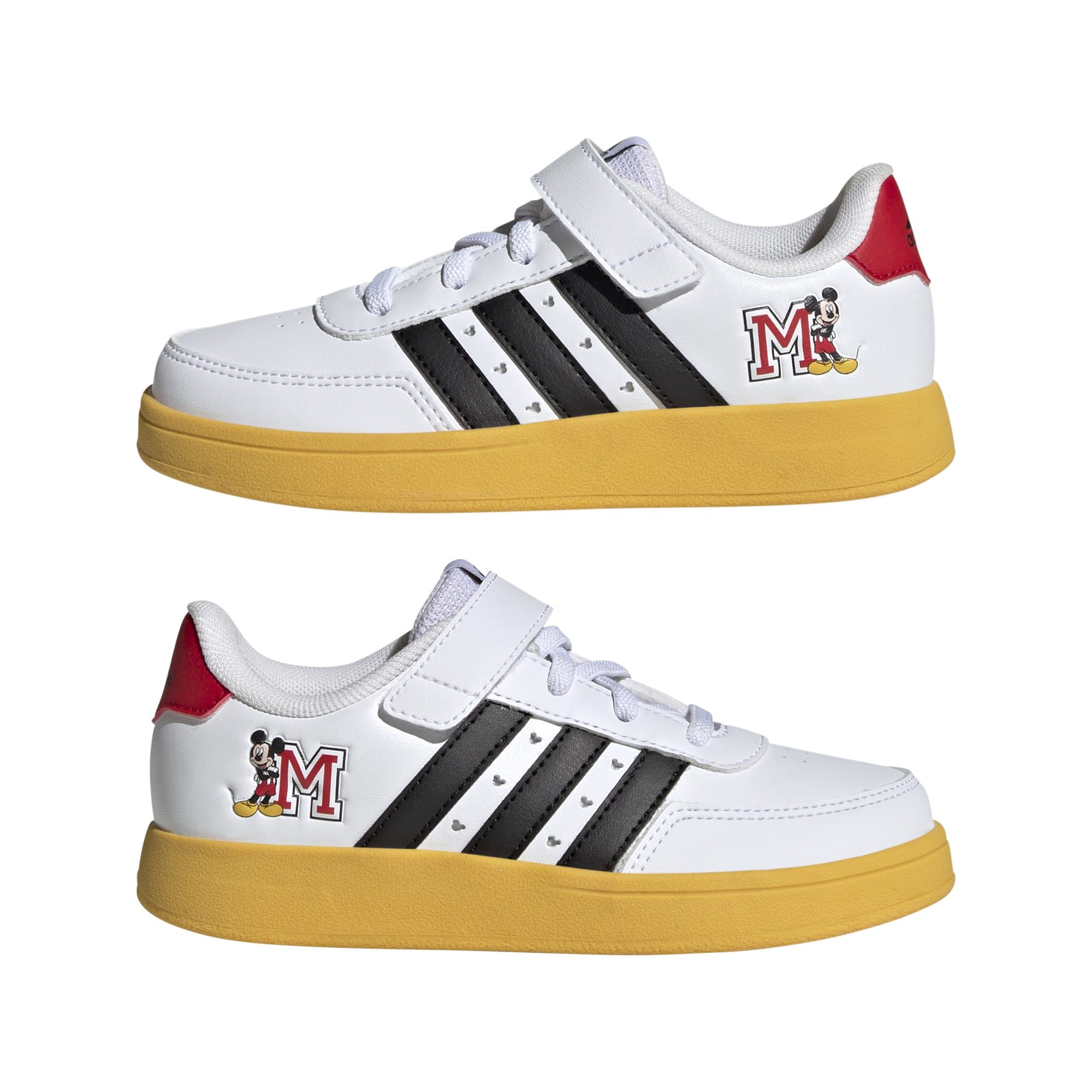 Adidas BREAKNET MICKEY EL K, djecje tenisice za slobodno vrijeme, bijela