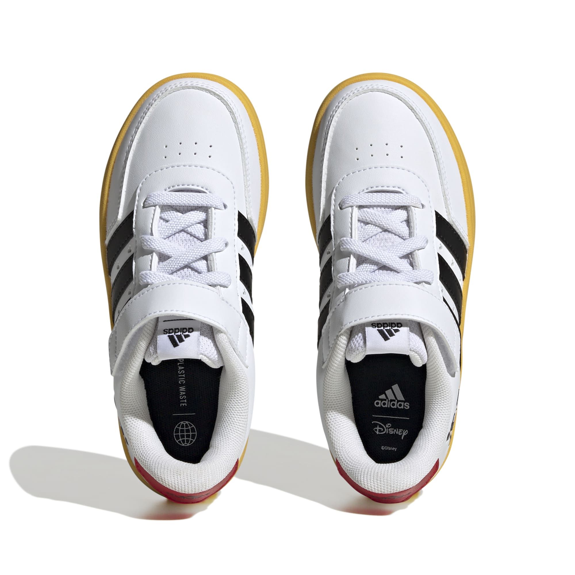 Adidas BREAKNET MICKEY EL K, djecje tenisice za slobodno vrijeme, bijela