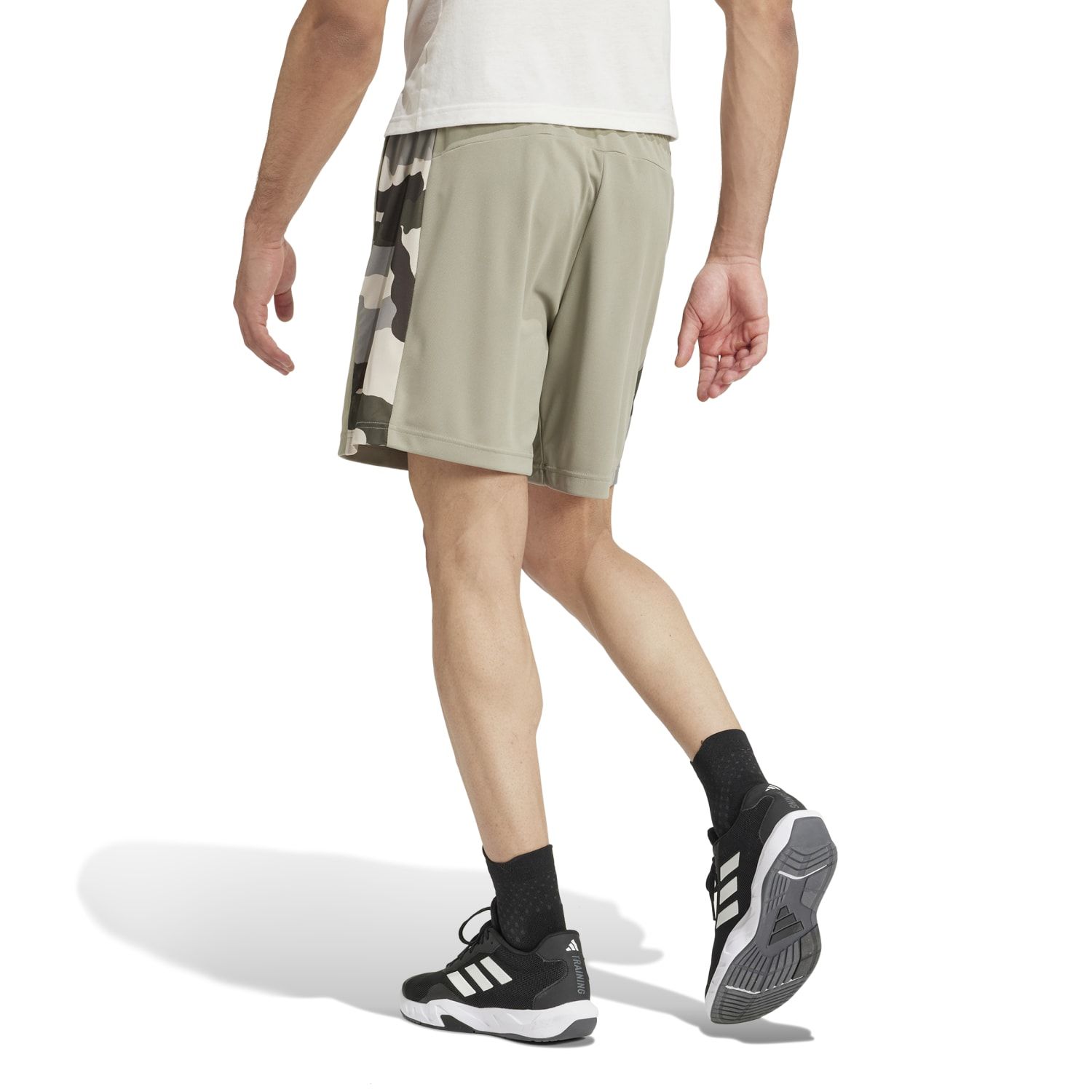 Adidas CAMO SHORT, muške fitnes hlače, bež