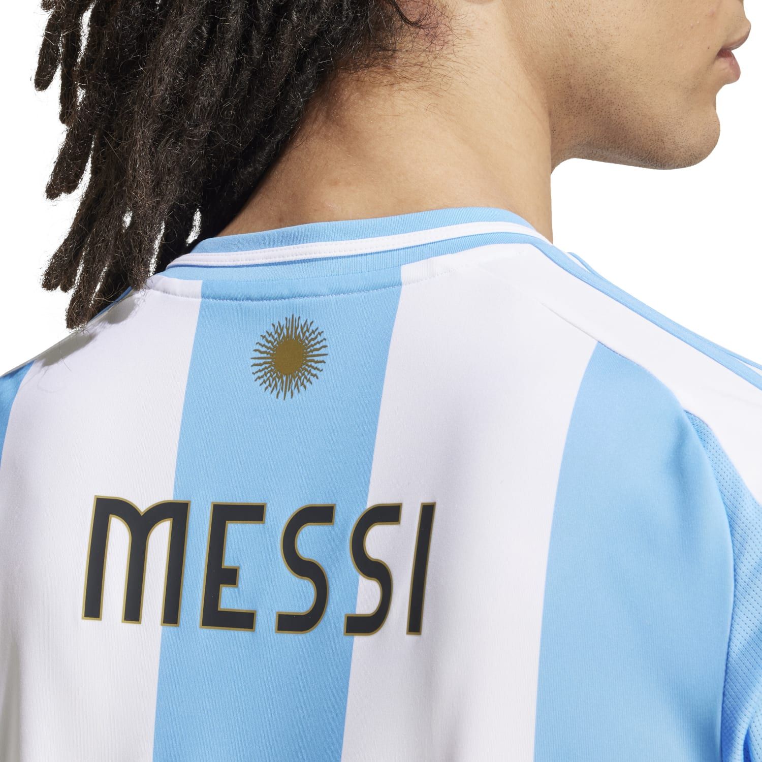 Adidas AFA H MESSI D mu ki nogometni dres bijela Intersport