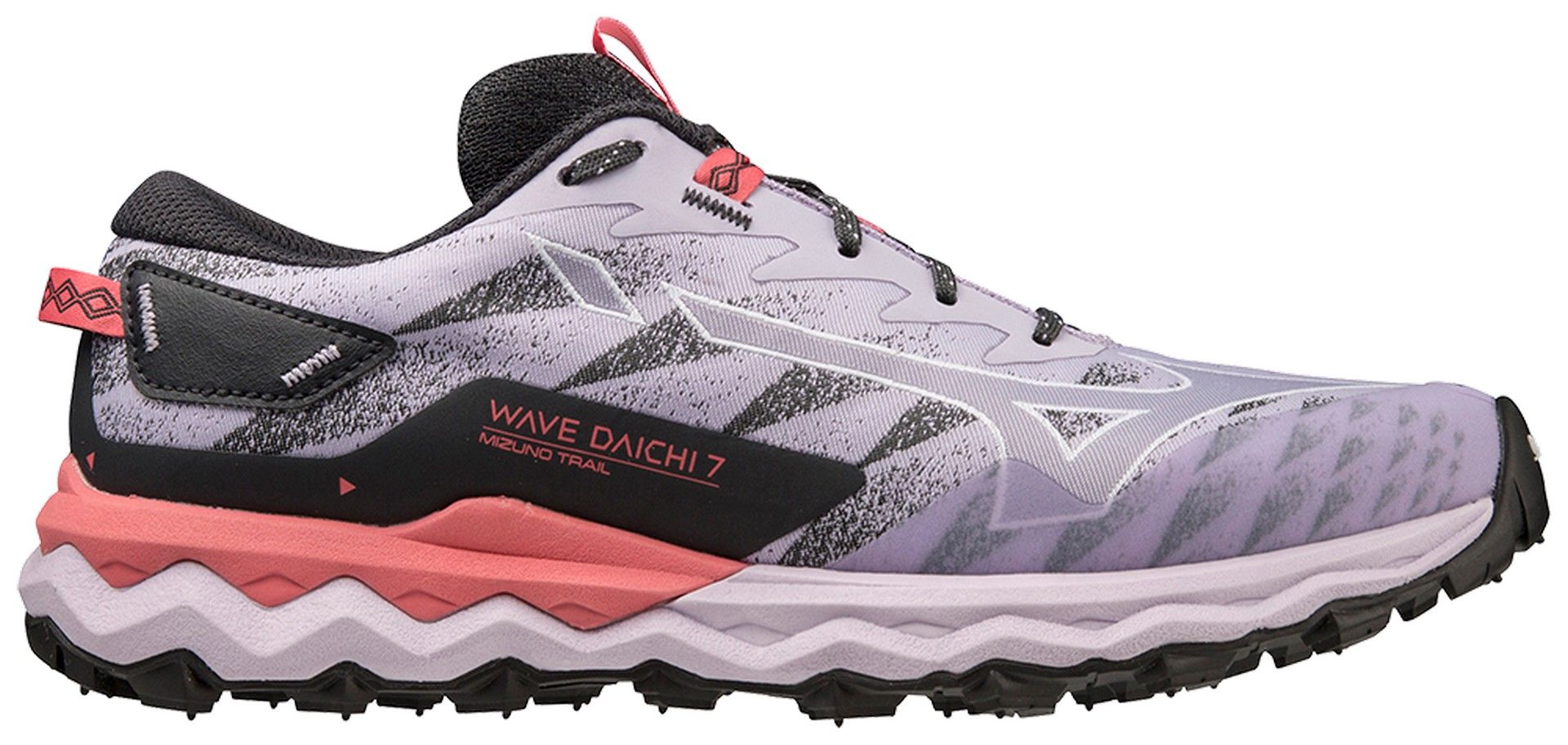 Mizuno WAVE DAICHI 7, ženske tenisice za trail  trčanje, ljubičasta