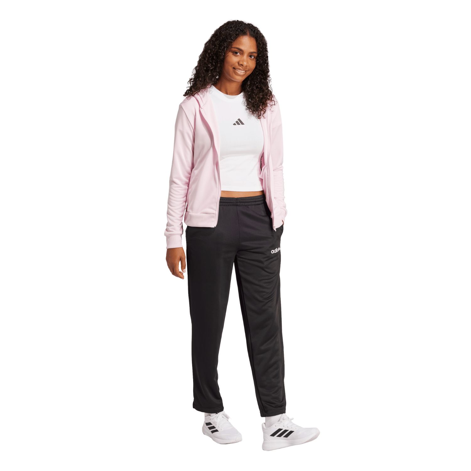 Adidas W LINEAR TS, ženska trenirka, roza