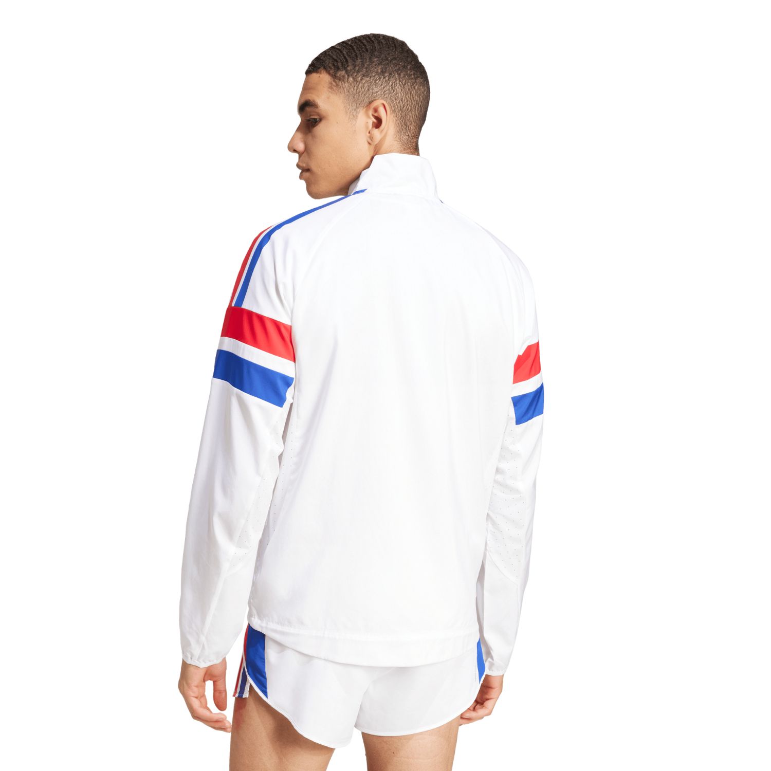 Adidas ADIZERO R JKT M, muška jakna za trčanje, bijela