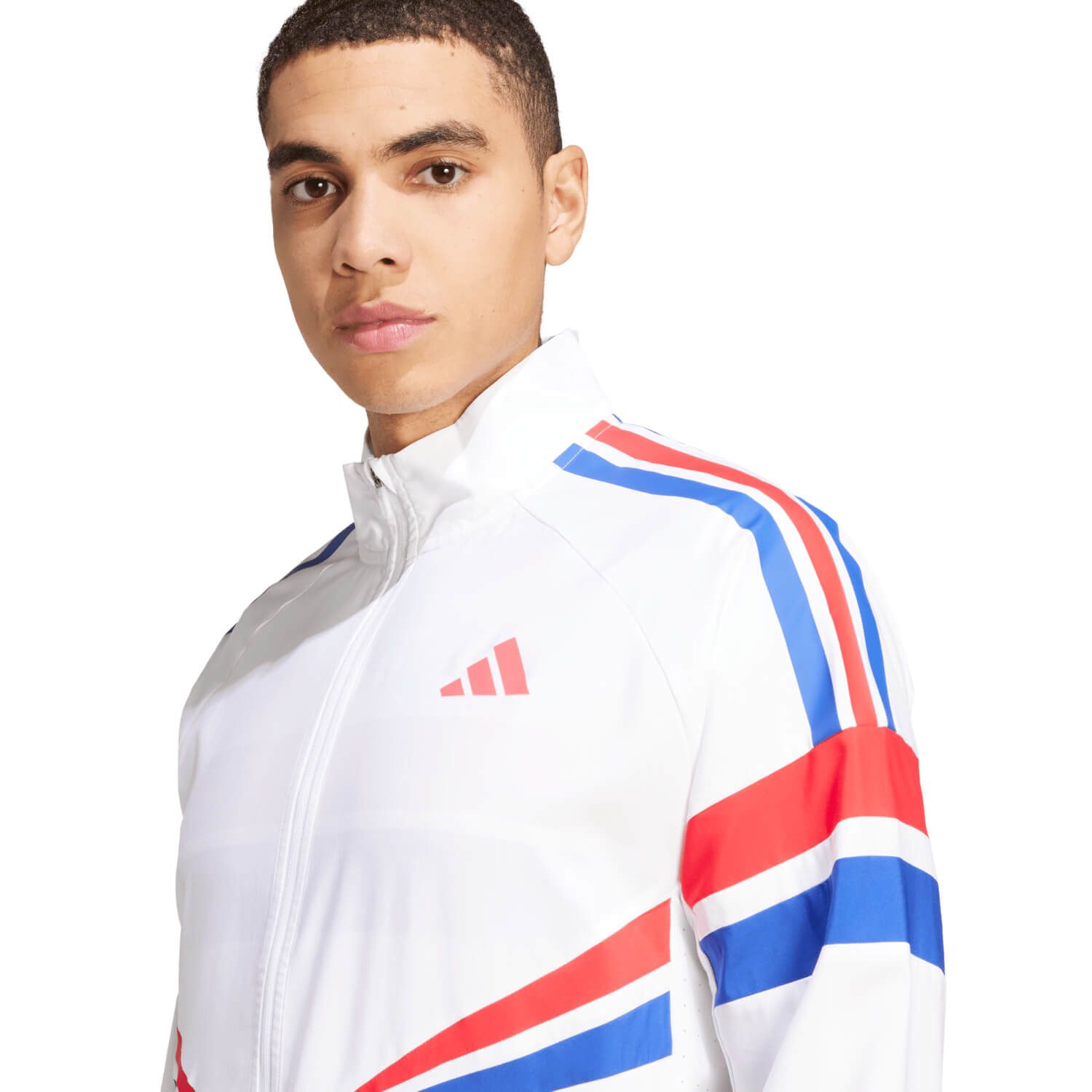 Adidas ADIZERO R JKT M, muška jakna za trčanje, bijela