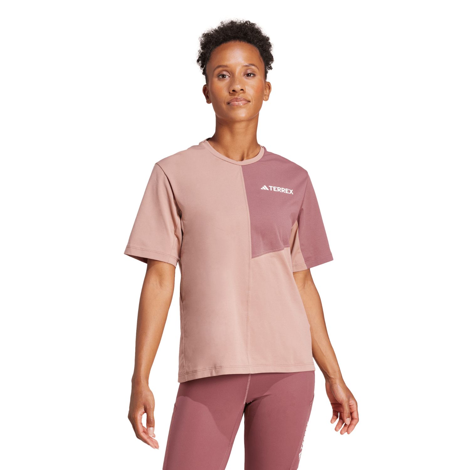 Adidas W MT TEE, ženska majica za planinarenje, roza