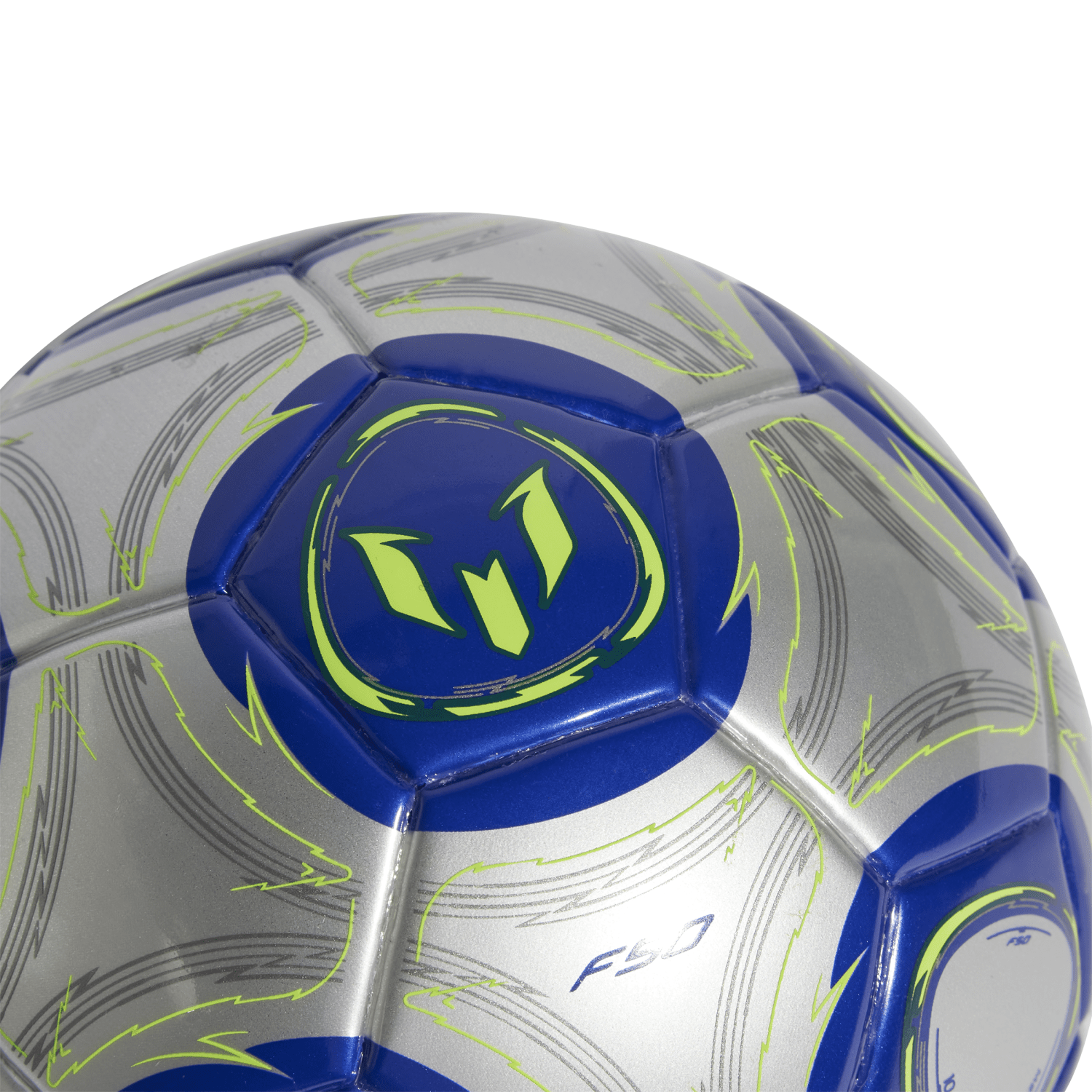 Adidas MESSI MINI, lopta nogometna mini, srebrna