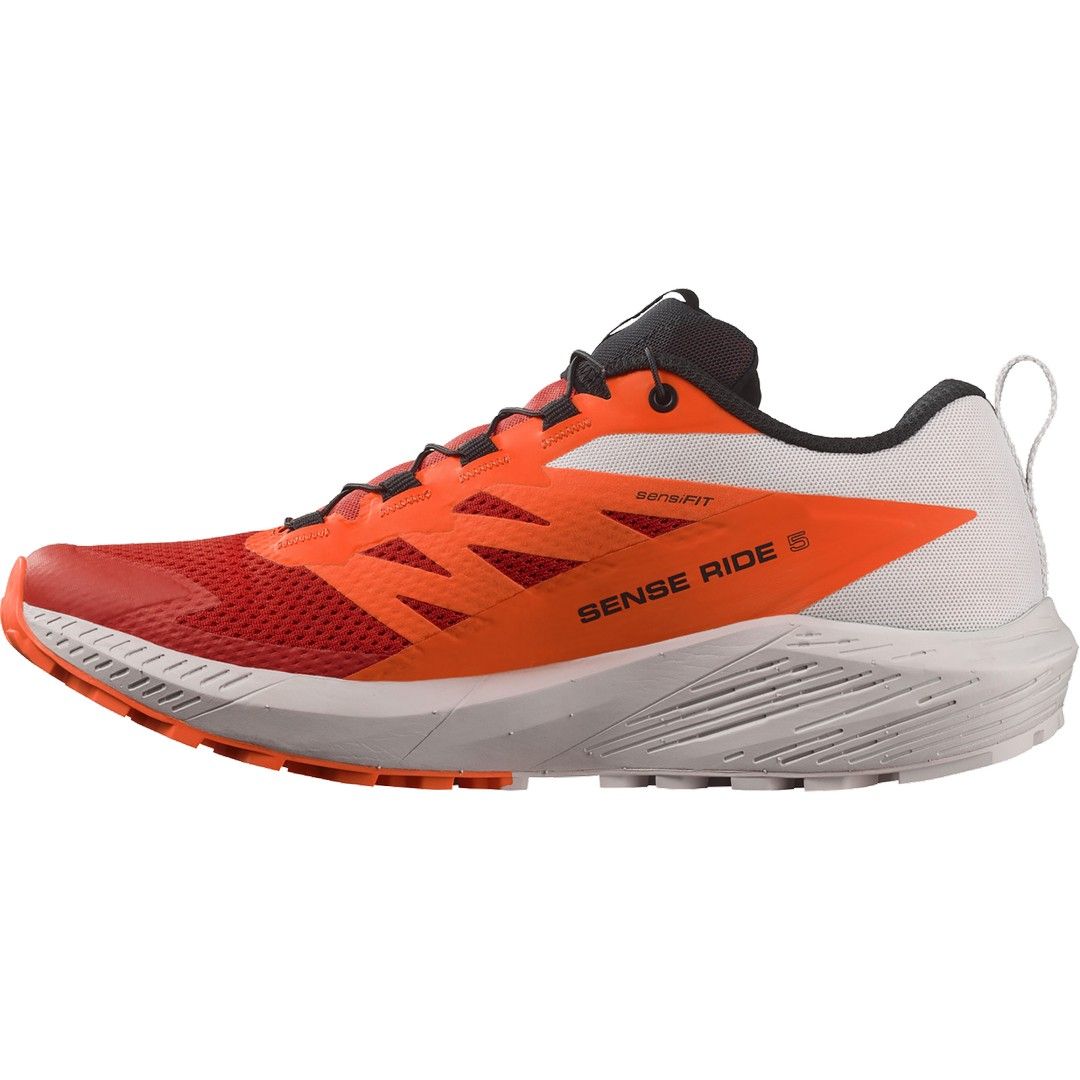 Salomon SENSE RIDE 5 mu ke tenisice za trail tr anje crvena