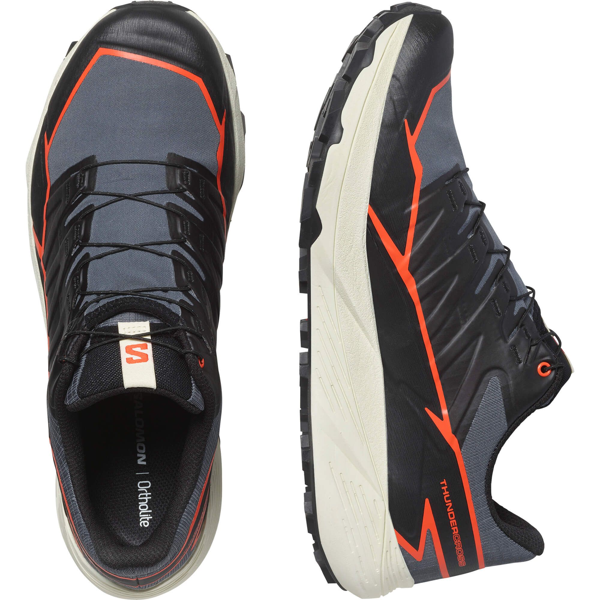 Salomon THUNDERCROSS GTX, muške tenisice za trail trčanje, crna