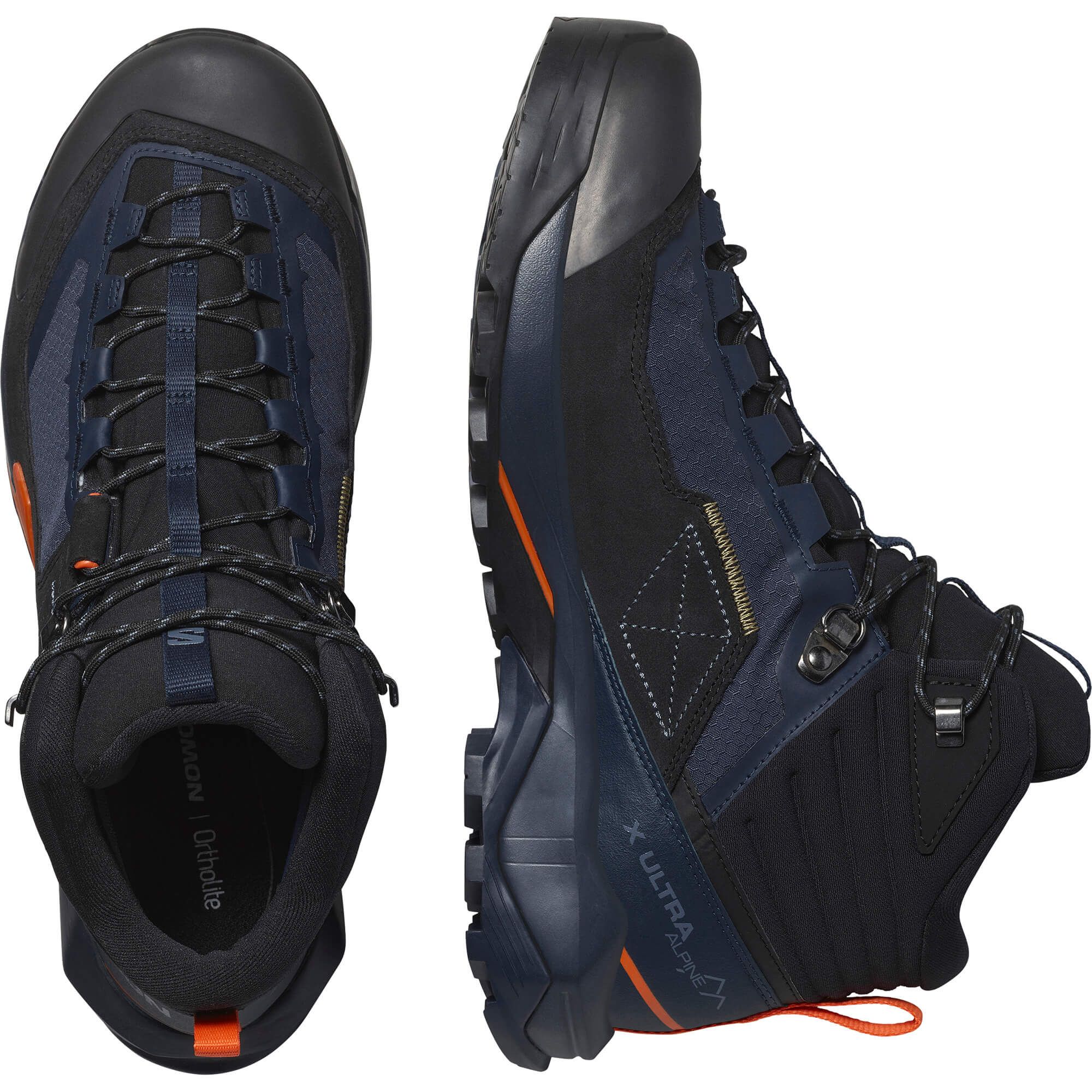 Salomon X ULTRA ALPINE MID GTX, muške cipele za planinarenje, crna