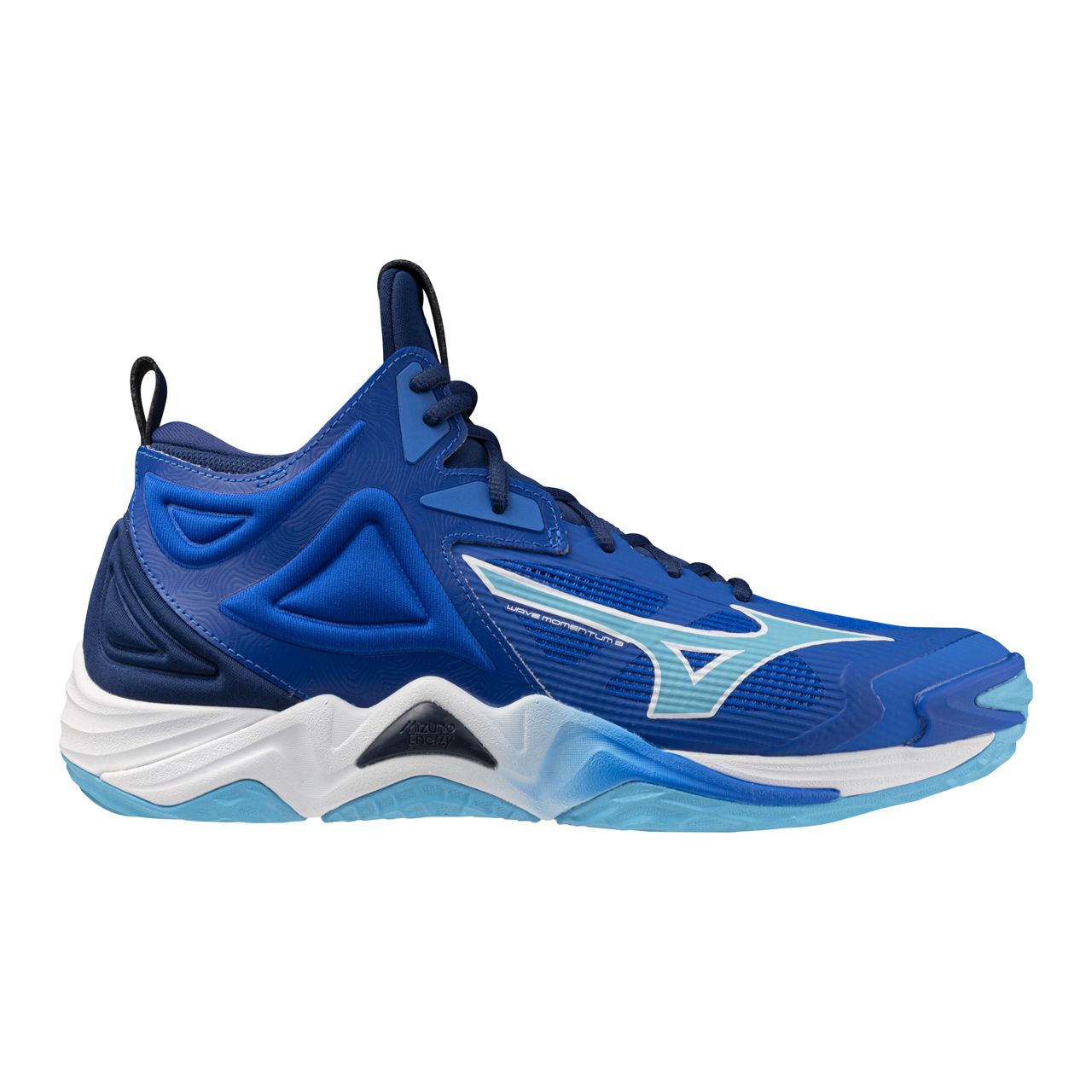Mizuno WAVE MOMENTUM 3 MID mu ke tenisice plava Intersport