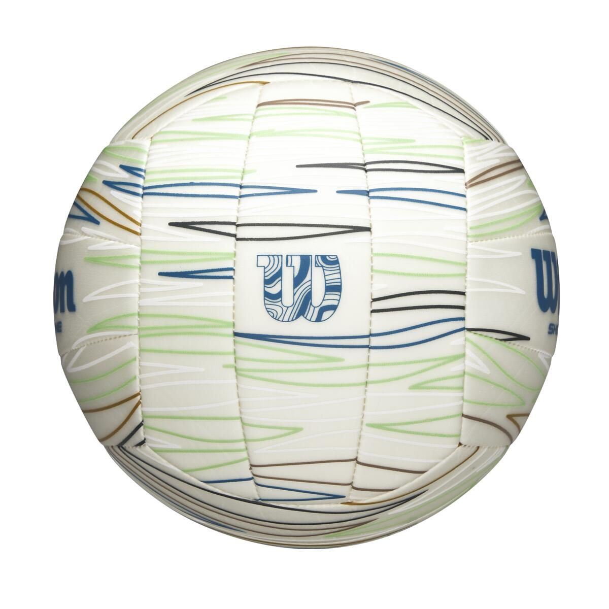 Wilson SHORELINE GEN GREEN VB OF, lopta za odbojku, bijela