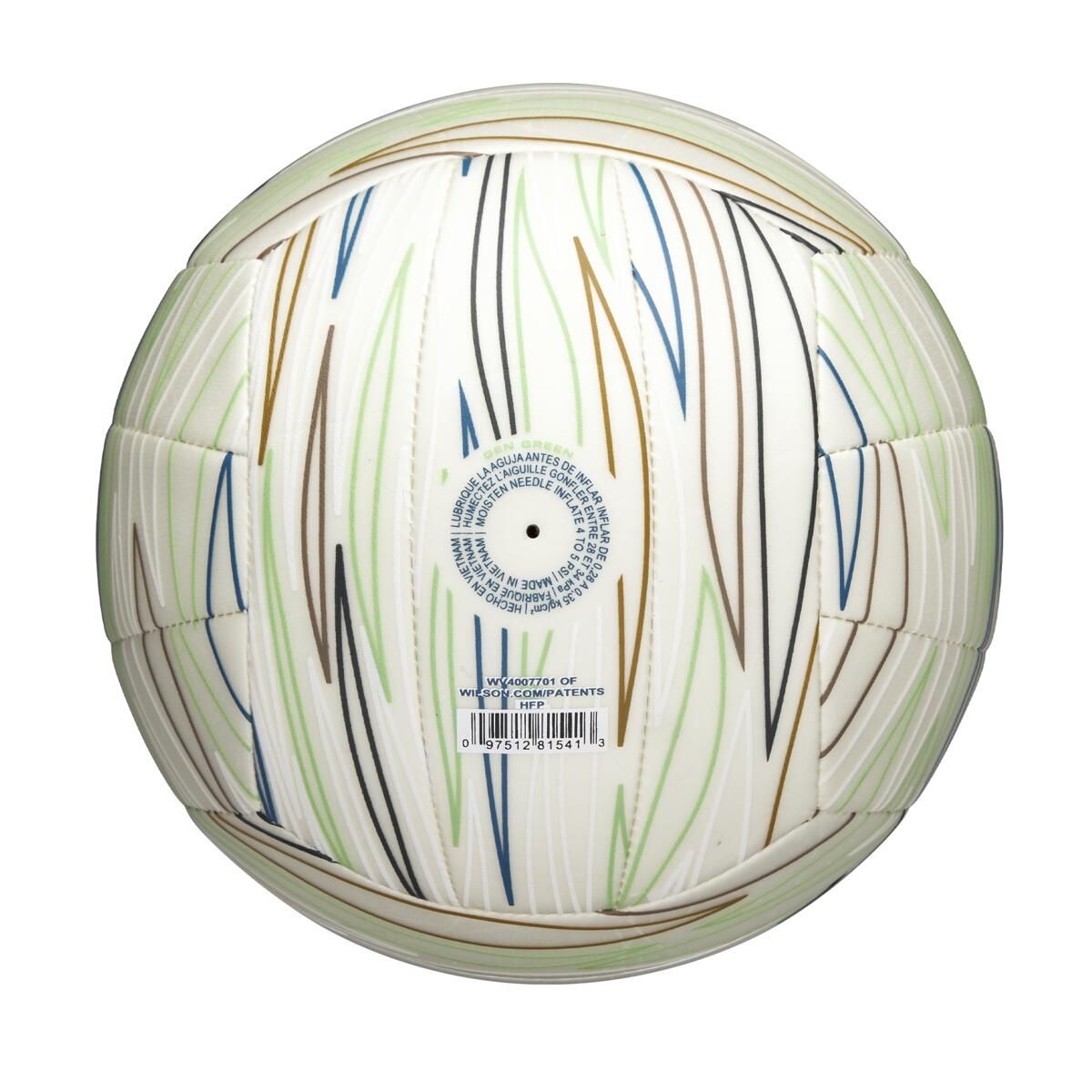 Wilson SHORELINE GEN GREEN VB OF, lopta za odbojku, bijela
