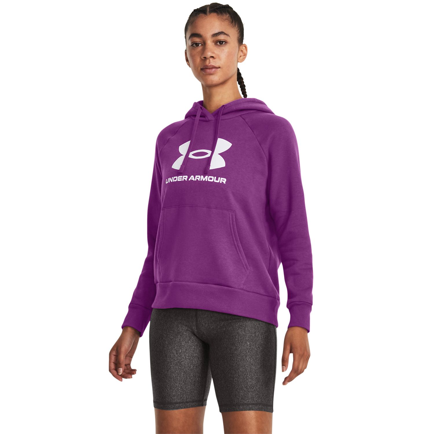 Under armour women's rival sale fleece big logo hoodie