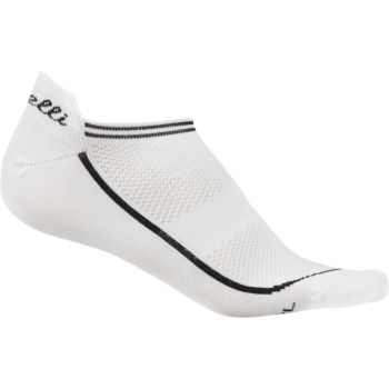 Castelli INVISIBLE, muške čarape za biciklizam, bijela