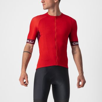Castelli ENTRATA VI, muška majica za biciklizam, crvena