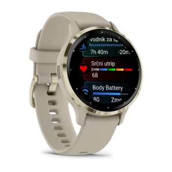 Garmin VENU 3S, sat sportski, bež