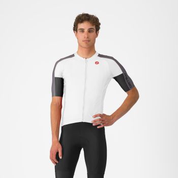 Castelli ENTRATA 6, muška majica za biciklizam, bijela