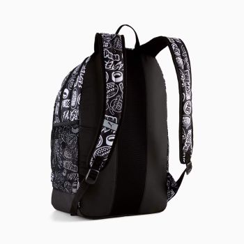 Puma ACADEMY AOP BACKPACK, ruksak, crna