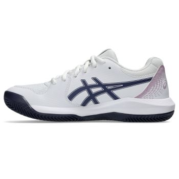 Asics GEL-DEDICATE 8 CLAY, ženske tenisice za tenis, bijela