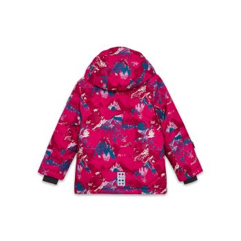 Lego kidswear LWJAD 710, dječja skijaška jakna, roza