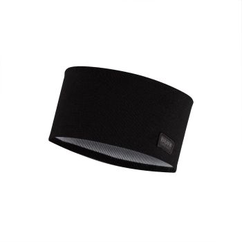 Buff KNITTED HEADBAND, traka, crna