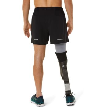 Asics ROAD 2-N-1 5IN SHORT, muške kratke hlače za trčanje, crna