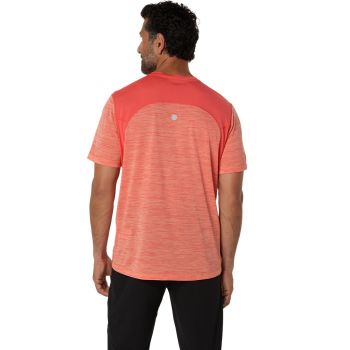 Asics ROAD SS TOP, muška majica za trčanje, crvena
