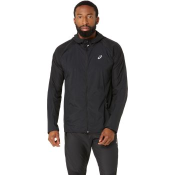 Asics ROAD PACKABLE JACKET, muška jakna za trčanje, crna