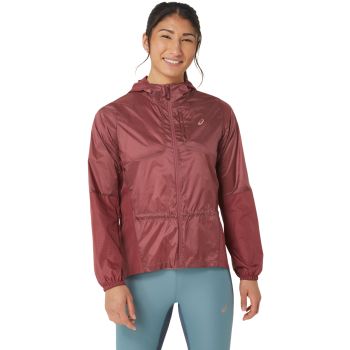 Asics NAGINO PACKABLE RUN JACKET, ženska jakna za trčanje, crvena