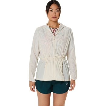 Asics ROAD PACKABLE JACKET, ženska jakna za trčanje, bež