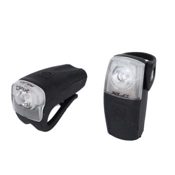 Xlc CL-E16 1X3 W 1X 0,5 W LED, set svjetala za bicikl, crna