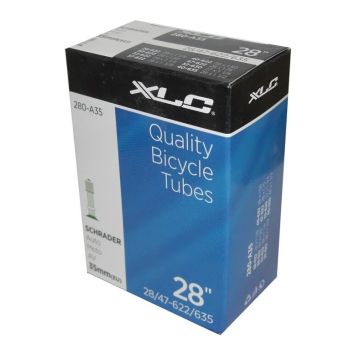 Xlc 27/28X1 1/8-1.75 28/47-622/635 AUTO, biciklistička zračnica, crna