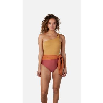 Barts RIOOS ONE SHOULDER ONE PIECE, ženski kupaći kostim jednodjelni, crvena