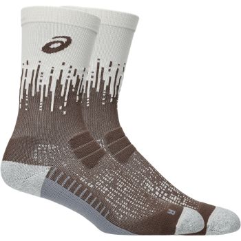 Asics PERFORMANCE RUN SOCK CREW, muške čarape za trčanje, siva
