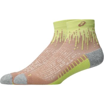Asics PERFORMANCE RUN SOCK QUARTER, muške čarape za trčanje, roza