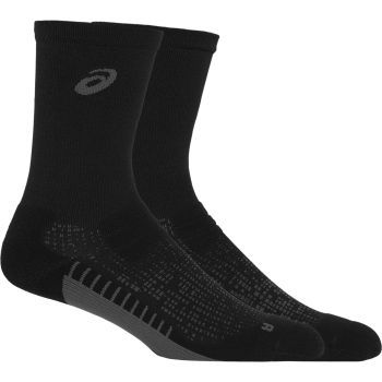 Asics PERFORMANCE RUN SOCK CREW, muške čarape za trčanje, crna