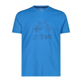 CMP MAN T-SHIRT, muška majica za planinarenje, plava