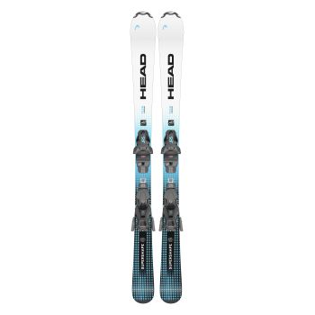 Head SUPERSHAPE TEAM EASY + JRS 7.5 GW CA, set dječje all round skije, plava