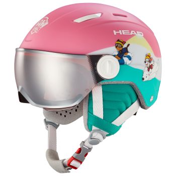 Head MAJA VISOR PAW PATROL, dječja skijaška kaciga, roza