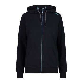 CMP WOMAN JACKET FIX HOOD, ženska majica, crna