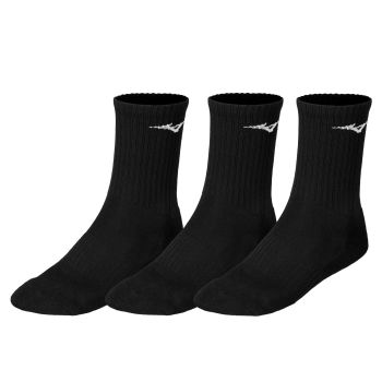 Mizuno TRAINING 3P SOCKS, muške čarape za trčanje, crna