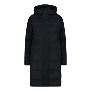 CMP WOMAN COAT FIX HOOD, kaput ženski, crna
