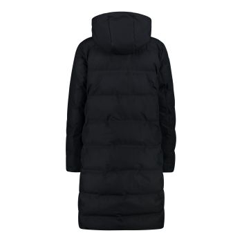 CMP WOMAN COAT FIX HOOD, kaput ženski, crna