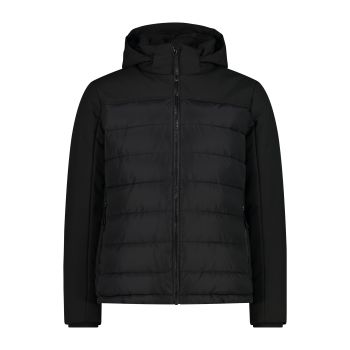 CMP MAN JACKET ZIP HOOD, muška jakna, crna