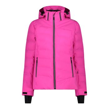 CMP WOMAN JACKET ZIP HOOD, ženska skijaška jakna, roza